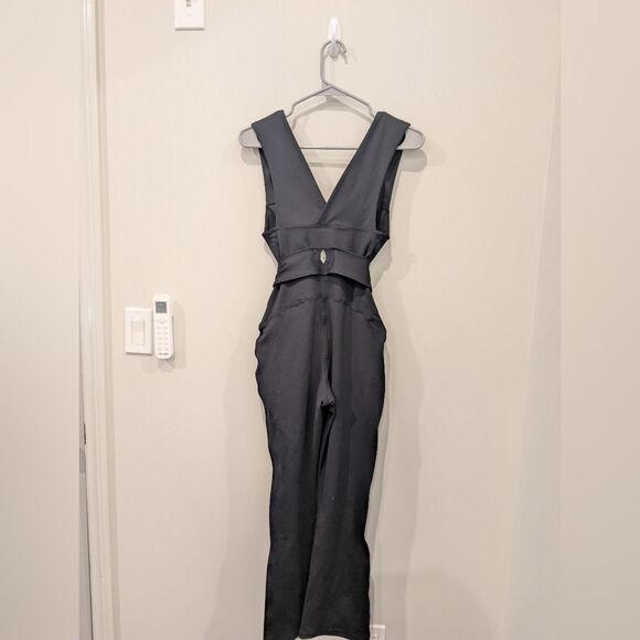 NWOT FP Movement After Hours Black Jumpsuit One Piece Size Small Free People - Picture 4 of 5
